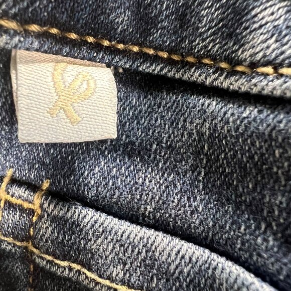 Ceros Denim Flared Studded Jeans Silver Side Rivets Womens 9/29 Retro Sylish - Picture 5 of 15